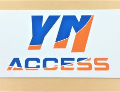YNACCESS様 アルミ複合板+イングジェット看板